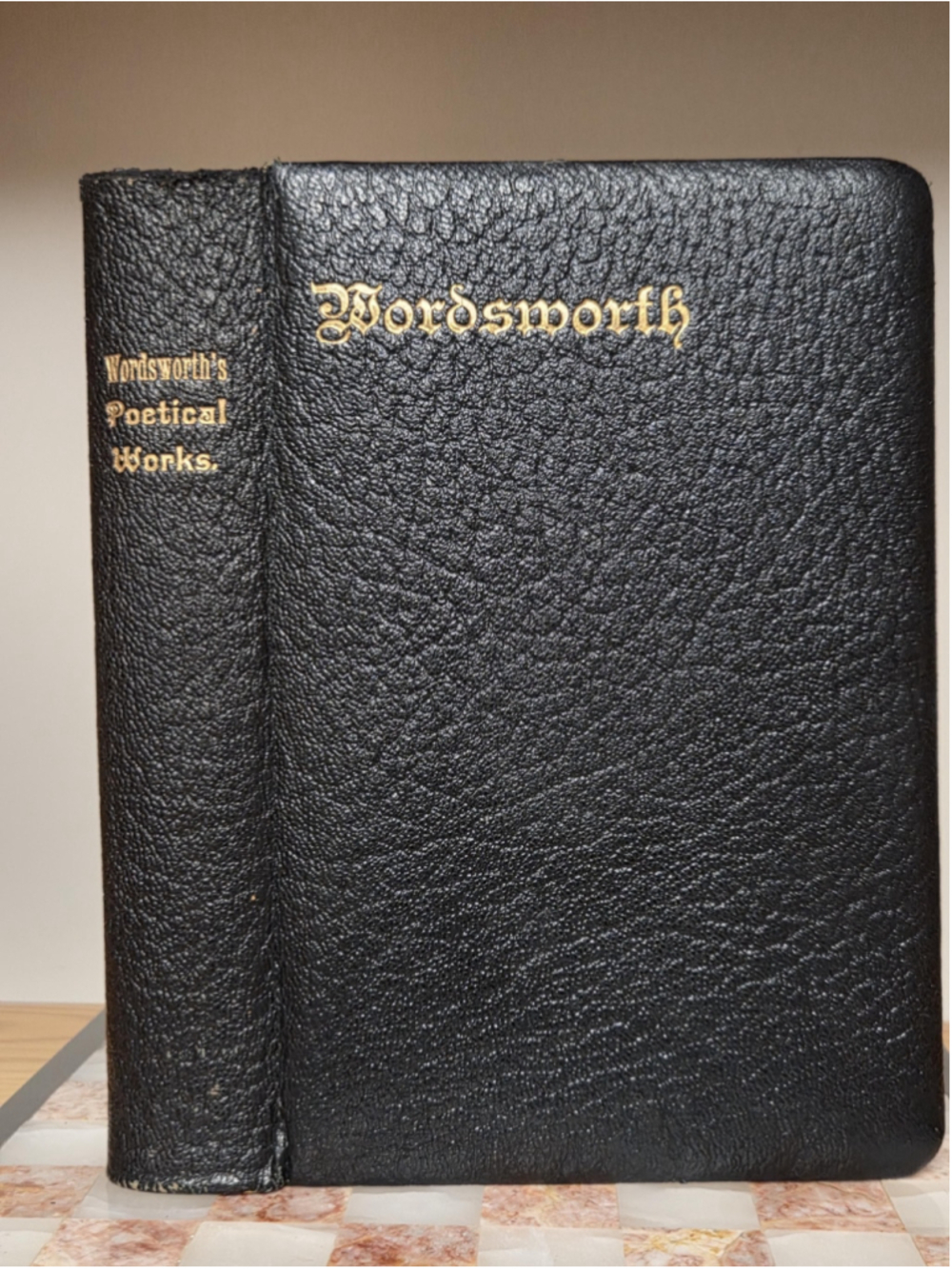 Antique William Wordsworth Poetical Works Book, c.1907 Myers & Company